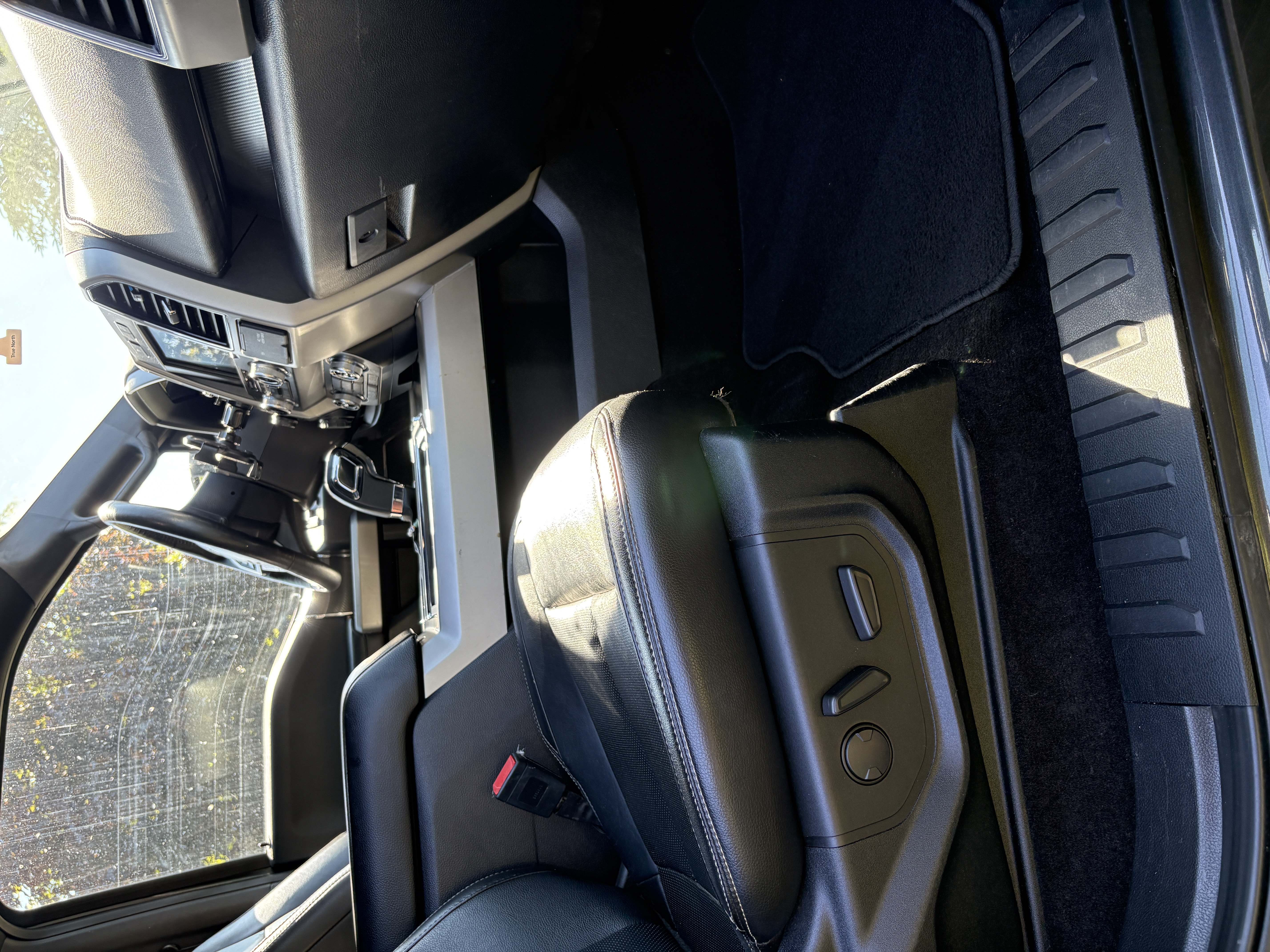 Detailed vehicle interior